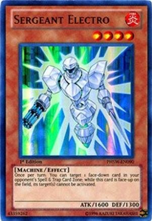 Sergeant Electro [PHSW-EN090] Ultra Rare