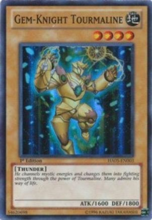 Gem-Knight Tourmaline [HA05-EN003] Super Rare