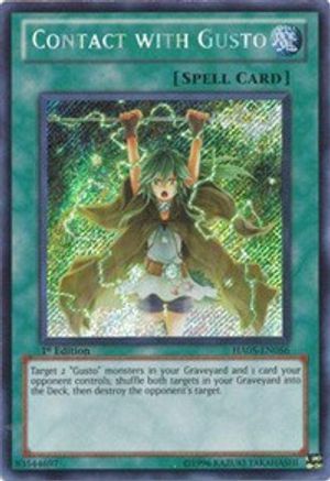 Contact with Gusto [HA05-EN056] Secret Rare
