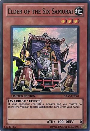 Elder of the Six Samurai [SAAS-EN001] Super Rare