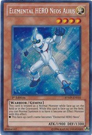 Elemental HERO Neos Alius [RYMP-EN010] Secret Rare