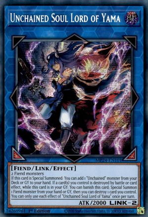 Unchained Soul Lord of Yama [MP24-EN101] Prismatic Secret Rare