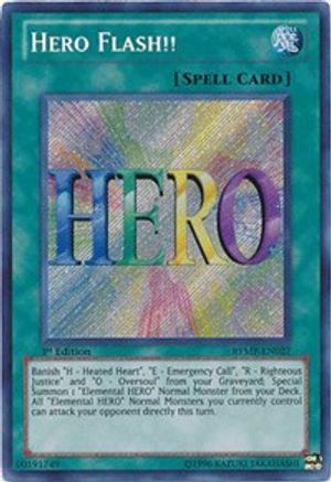 Hero Flash!! [RYMP-EN027] Secret Rare