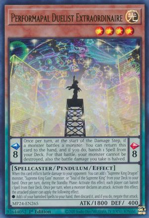 Performapal Duelist Extraordinaire [MP24-EN265] Ultra Rare