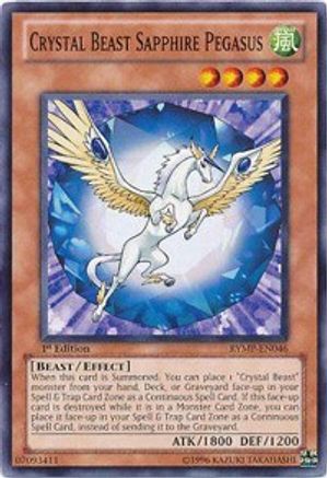 Crystal Beast Sapphire Pegasus [RYMP-EN046] Common