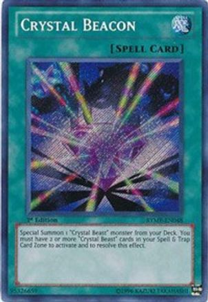 Crystal Beacon [RYMP-EN048] Secret Rare