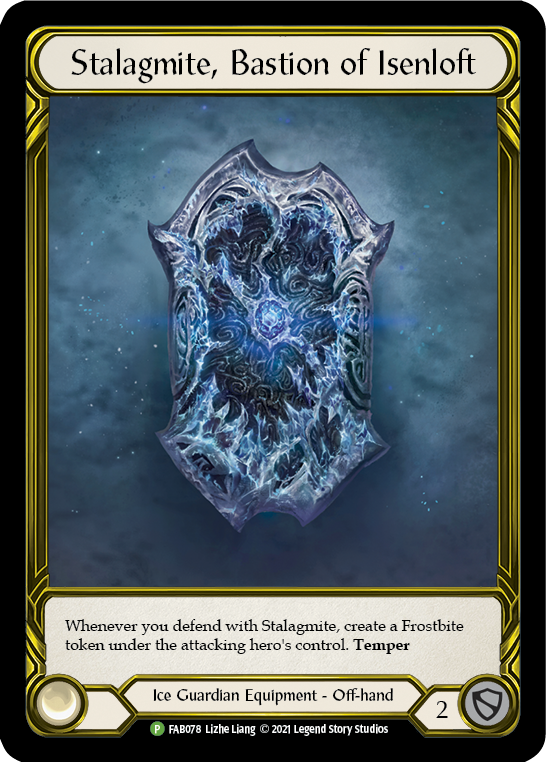 Stalagmite, Bastion of Isenloft (Golden) [FAB078] (Promo)  Cold Foil