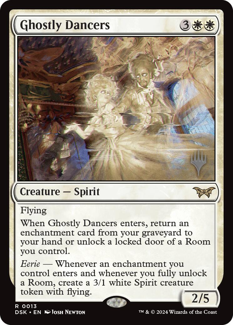 Ghostly Dancers [Duskmourn: House of Horror Promos]