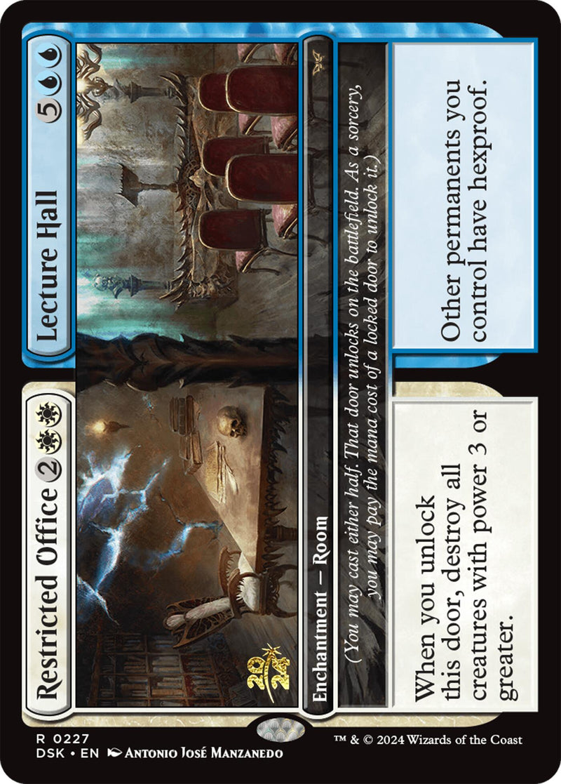 Restricted Office // Lecture Hall [Duskmourn: House of Horror Prerelease Promos]