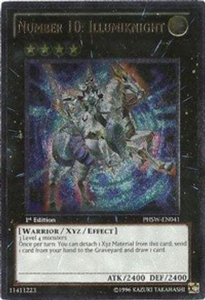Number 10: Illumiknight [PHSW-EN041] Ultimate Rare