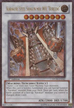 Karakuri Steel Shogun mdl 00X "Bureido" [STOR-EN042] Ultimate Rare