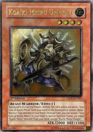 Koa'ki Meiru Urnight [ABPF-EN025] Ultimate Rare