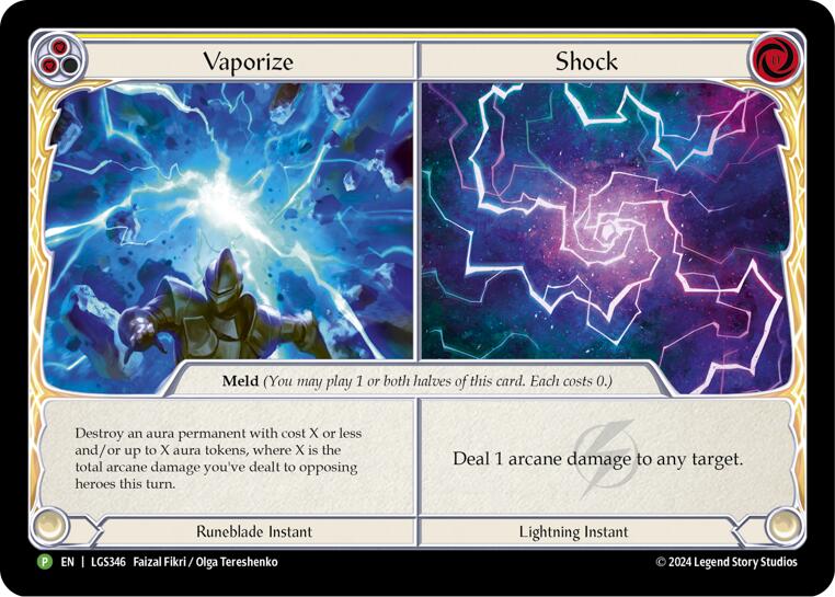 Vaporize // Shock - LGS346 [LGS346] (Promo)  Cold Foil