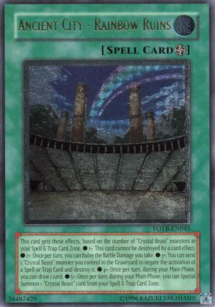 Ancient City - Rainbow Ruins [FOTB-EN045] Ultimate Rare