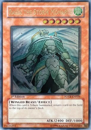 Raiza the Storm Monarch [FOTB-EN026] Ultimate Rare