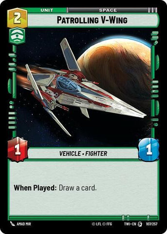 Patrolling V-Wing (107/257) (107/257) [Twilight of the Republic]