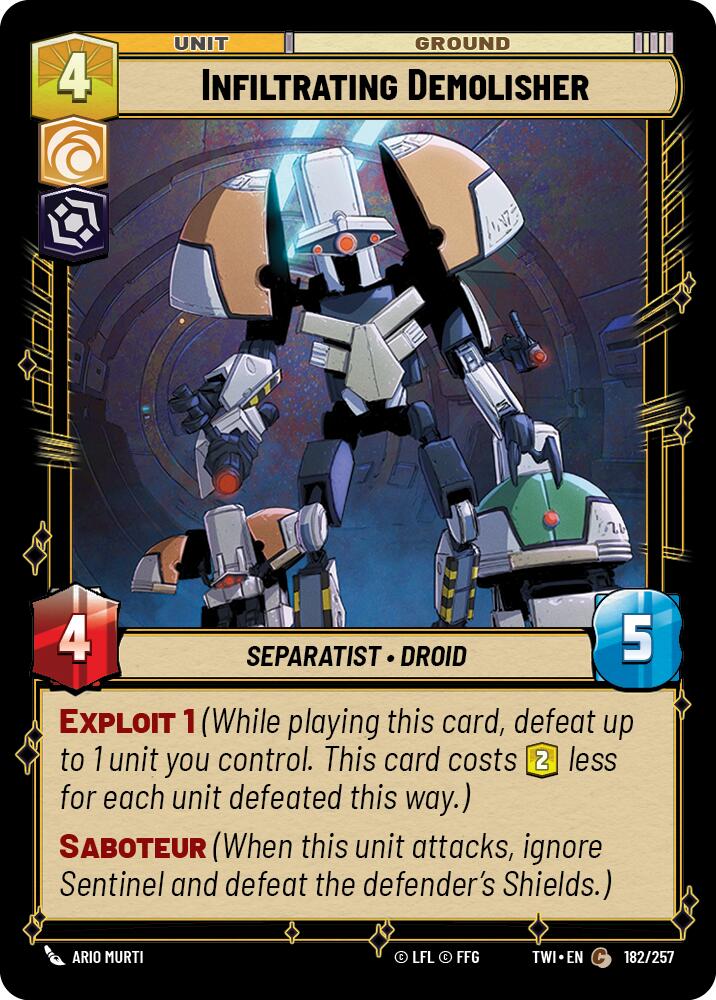 Infiltrating Demolisher (182/257) (182/257) [Twilight of the Republic]