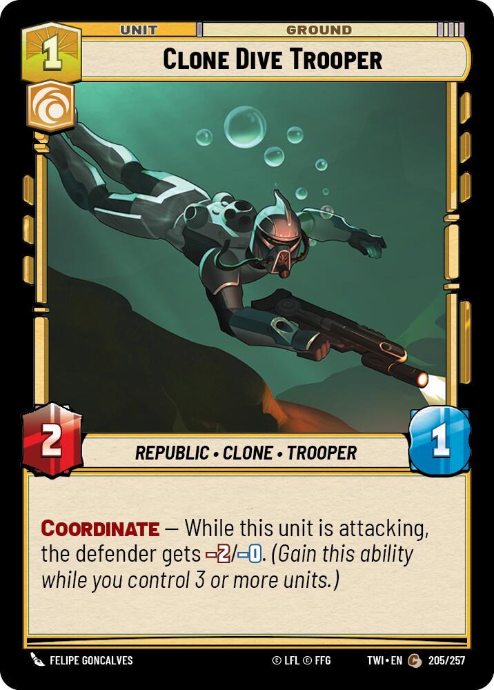 Clone Dive Trooper (205/257) (205/257) [Twilight of the Republic]