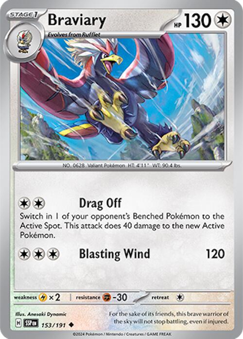 Braviary (153/191) [Scarlet & Violet: Surging Sparks]