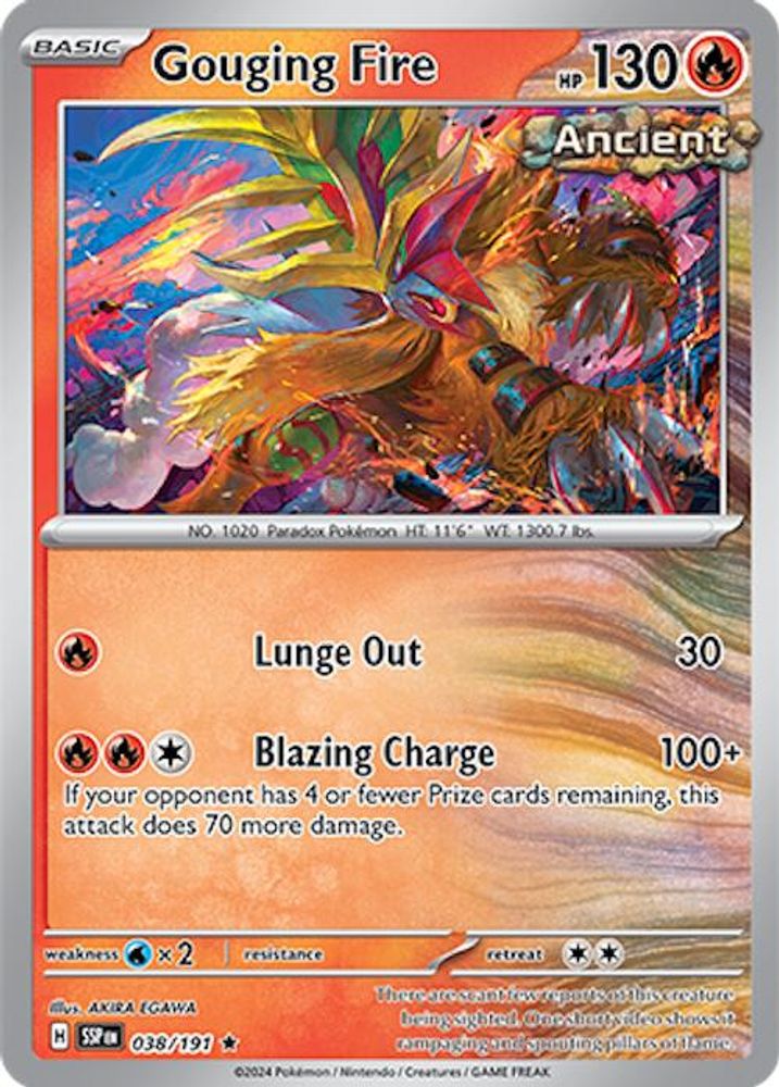 Gouging Fire (038/191) [Scarlet & Violet: Surging Sparks]