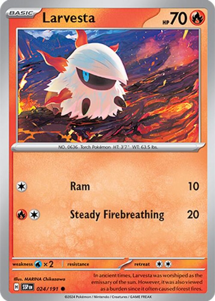 Larvesta (024/191) [Scarlet & Violet: Surging Sparks]