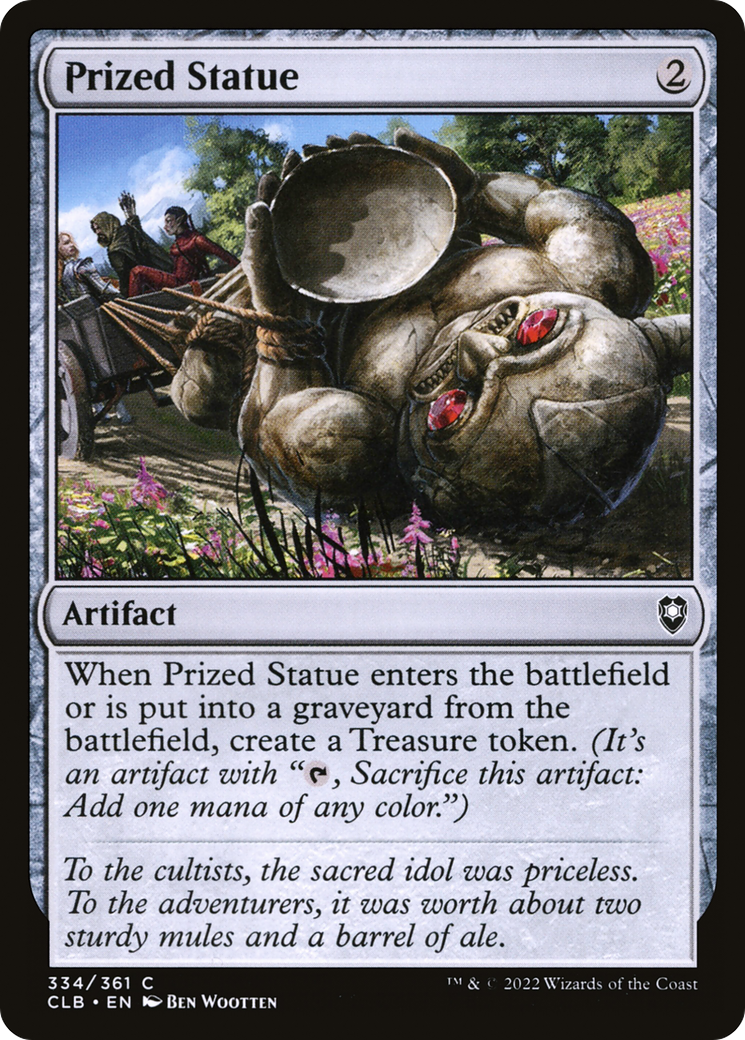 Prized Statue [Commander Legends: Battle for Baldur's Gate]
