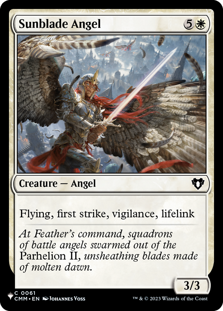 Sunblade Angel [The List Reprints]