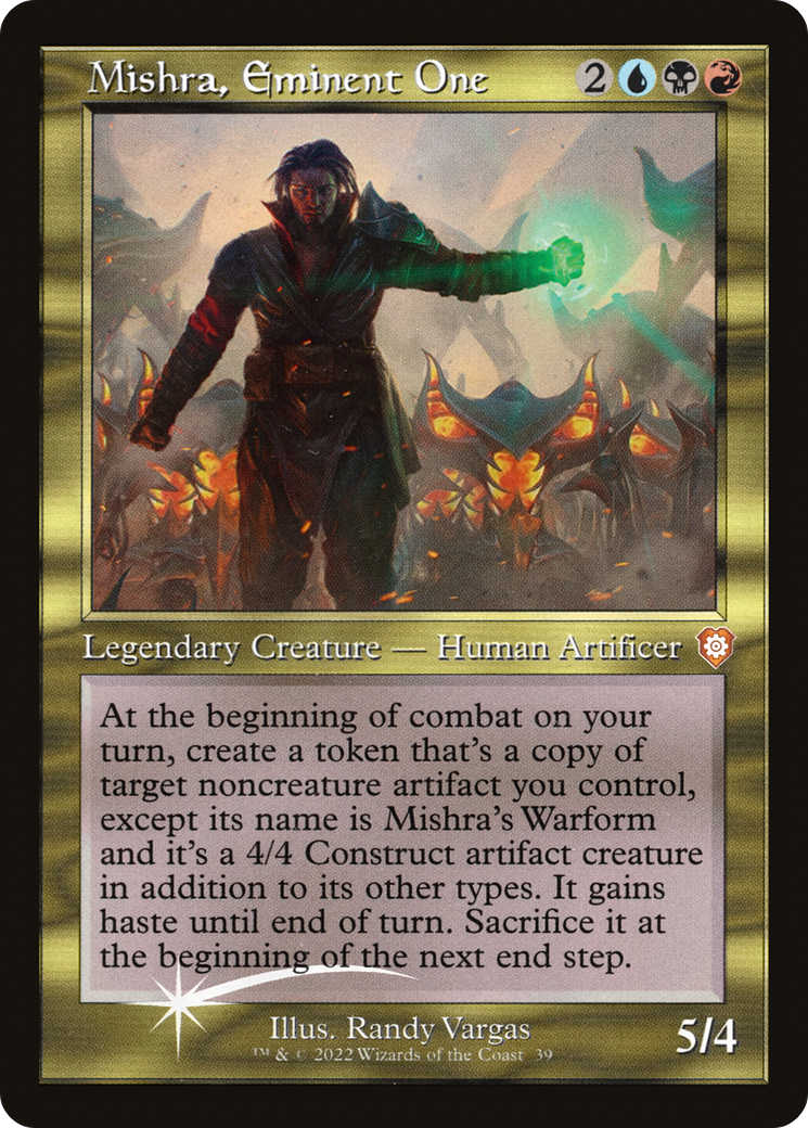 Mishra, Eminent One (039) (Retro) (Display Commander) [The Brothers' War Commander]