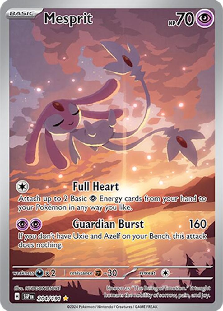 Mesprit (204/191) [Scarlet & Violet: Surging Sparks]