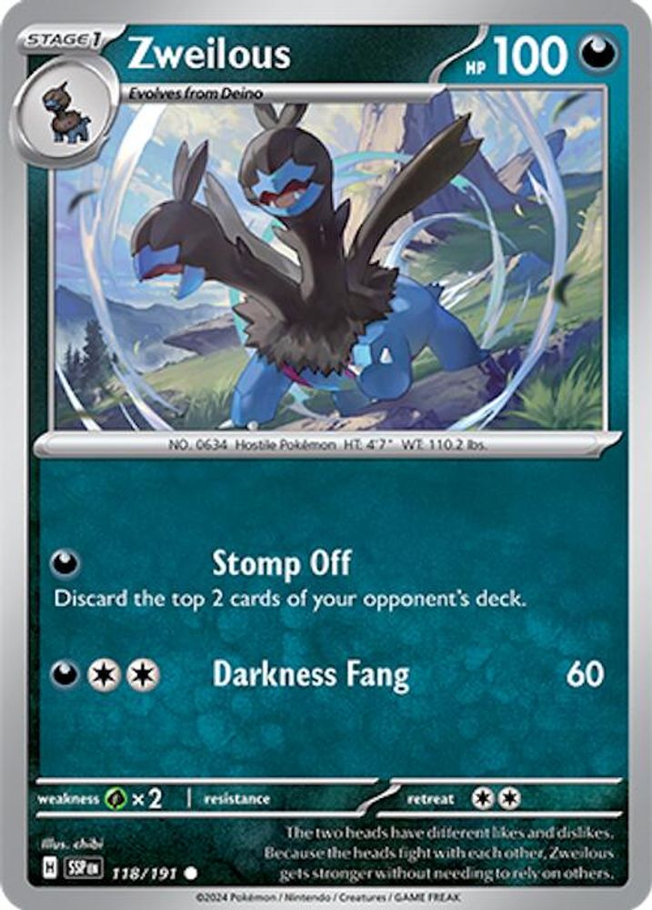Zweilous (118/191) [Scarlet & Violet: Surging Sparks]