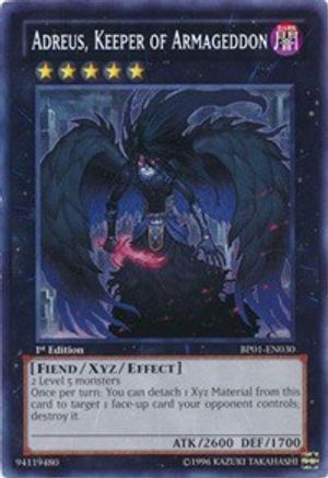 Adreus, Keeper of Armageddon [BP01-EN030] Rare