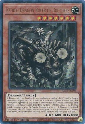 Redox, Dragon Ruler of Boulders (UR) [RA03-EN008] Ultra Rare