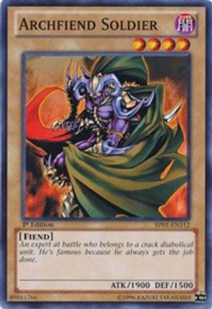 Archfiend Soldier [BP01-EN112] Common