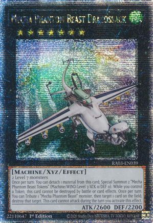 Mecha Phantom Beast Dracossack (Quarter Century Secret Rare) [RA03-EN039] Quarter Century Secret Rare