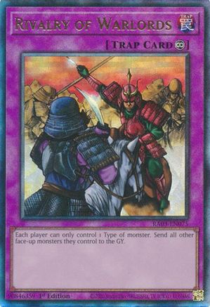 Rivalry of Warlords (UTR) [RA03-EN075] Prismatic Ultimate Rare