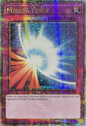 Mirror Force (Quarter Century Secret Rare) [RA03-EN093] Quarter Century Secret Rare