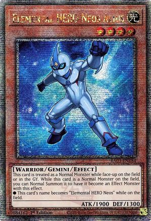 Elemental HERO Neos Alius (Quarter Century Secret Rare) [RA03-EN184] Quarter Century Secret Rare