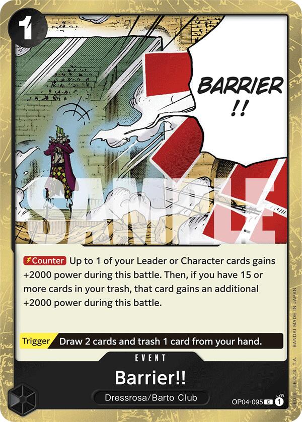 Barrier!! (Jolly Roger Foil) [Premium Booster -The Best-]