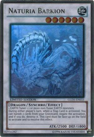 Naturia Barkion [GLD5-EN033] Ghost/Gold Rare