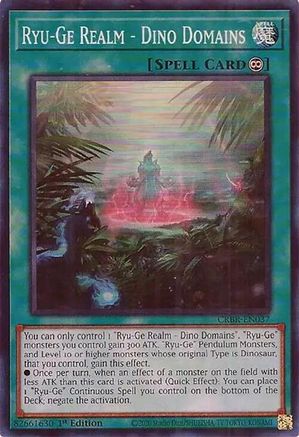 Ryu-Ge Realm - Dino Domains (SR) [CRBR-EN037] Super Rare