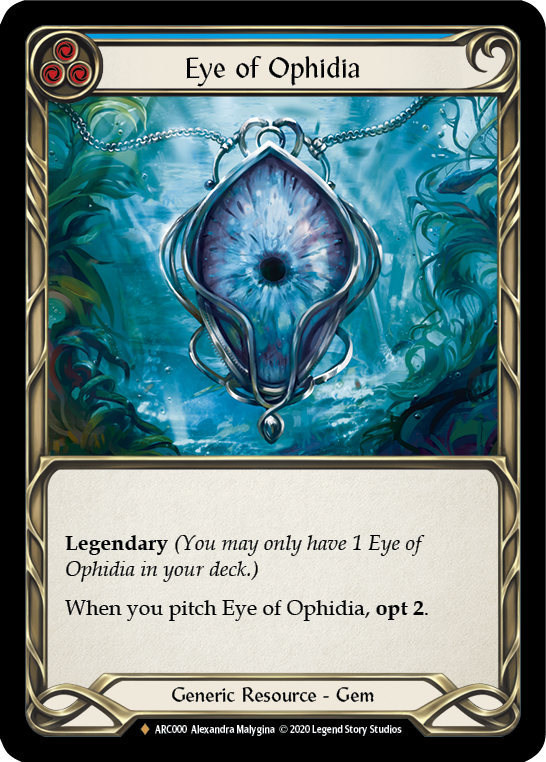 Eye of Ophidia [U-ARC000] (Arcane Rising Unlimited)  Unlimited Rainbow Foil