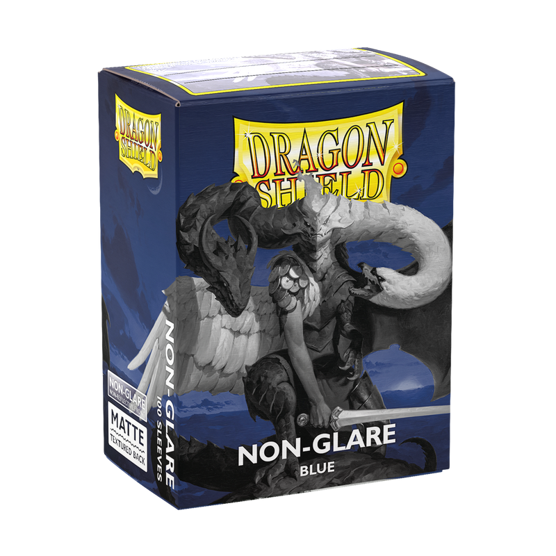 Dragon Shield Non-Glare Matte Blue Sleeves (100-Pack)