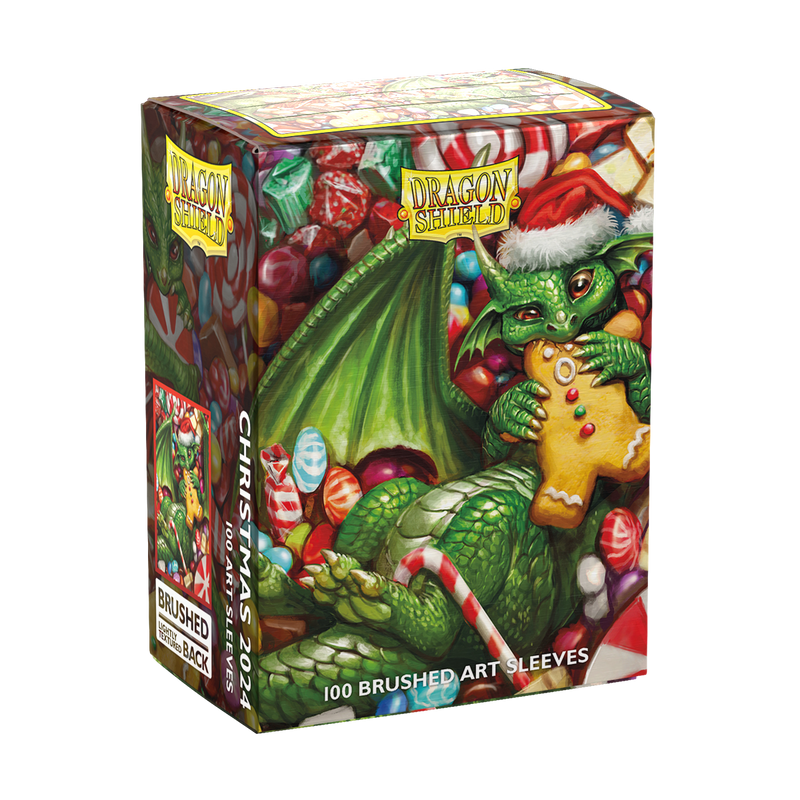 Dragon Shield: Standard 100ct Brushed Art Sleeves - Christmas 2024