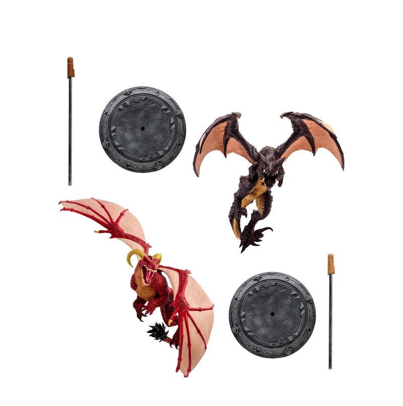 World of Warcraft Red Highland Drake & Black Proto-Drake 2 Pack