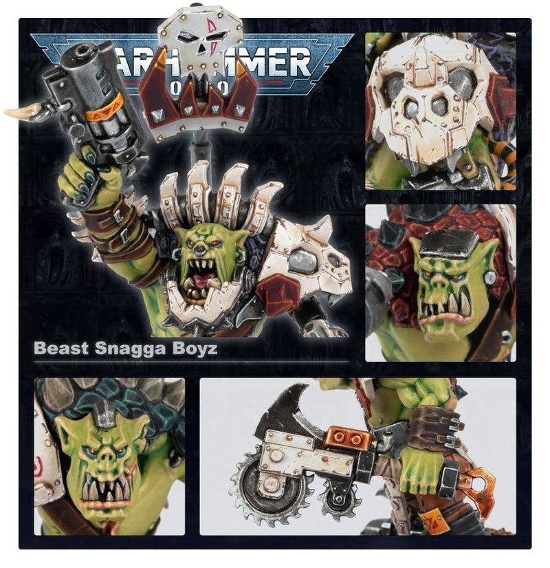 Ork Beast Snagga Boyz - Orks: Warhammer 40,000