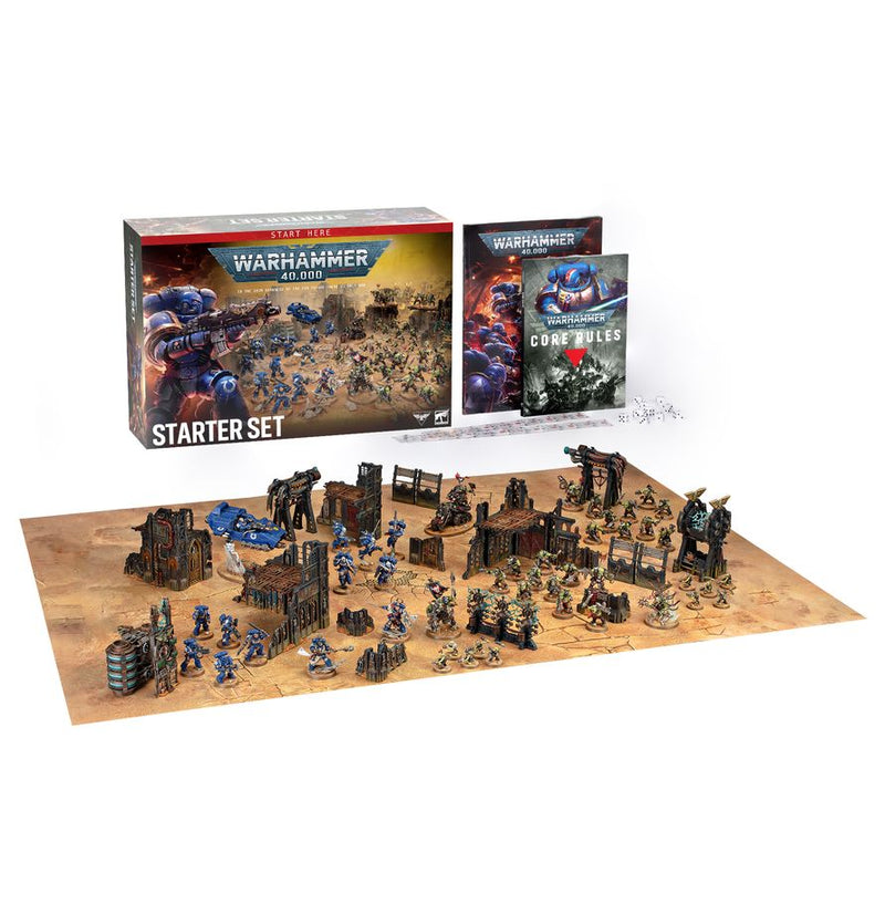 Starter Set - Space Marines + Orks: Warhammer 40,000