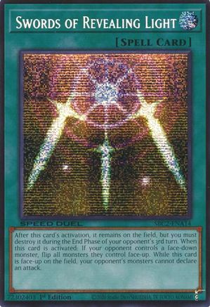 Swords of Revealing Light (PSR) [SBC2-ENA14] Prismatic Secret Rare