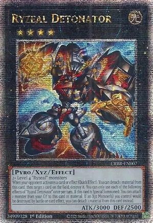 Ryzeal Detonator (Quarter Century Secret Rare) [CRBR-EN007] Quarter Century Secret Rare
