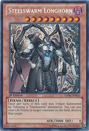 Steelswarm Longhorn [HA06-EN016] Secret Rare