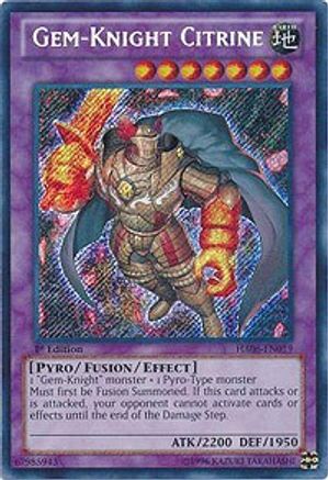 Gem-Knight Citrine [HA06-EN019] Secret Rare